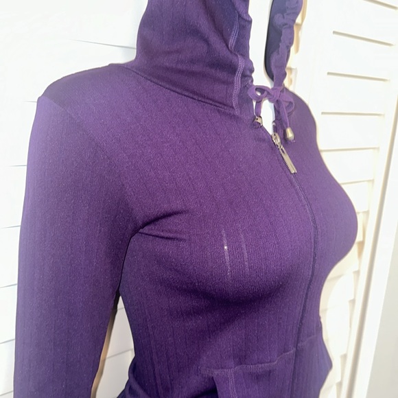 NWT WOMENS “FIT IN “  ribbed style purple activewear size : ONE SIZE - Picture 8 of 14
